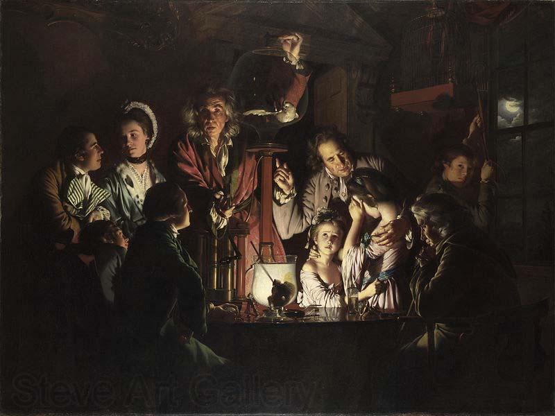 Joseph wright of derby An Experiment on a Bird in an Air Pump France oil painting art